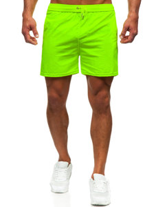 Short de bain pour homme jaune-néon Bolf XL018