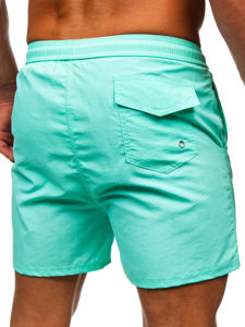 Short de bain pour homme vert menthe Bolf XL018