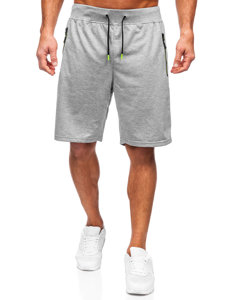 Short de sport pour homme gris Bolf 8K295