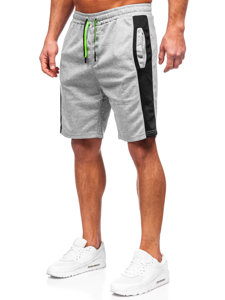 Short de sport pour homme gris Bolf 8K932