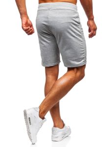 Short de sport pour homme gris Bolf B1001