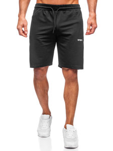 Short de sport pour homme noir Bolf 192523