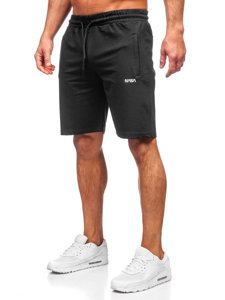 Short de sport pour homme noir Bolf 192523