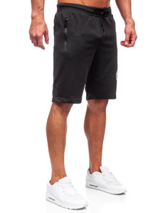 Short de sport pour homme noir Bolf HS7195