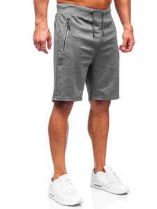 Short de survêtement pour homme graphite Bolf 8K297