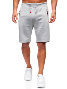 Short de survêtement pour homme gris Bolf 8K297