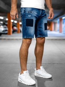 Short en jean pour homme bleu Bolf MP0037BA