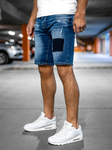 Short en jean pour homme bleu Bolf MP0037BA