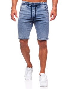 Short en jean pour homme bleu clair Bolf MP0273BS