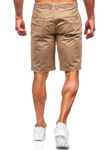 Short en tissu pour homme camel Bolf JX7511