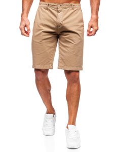 Short en tissu pour homme camel Bolf JX7511