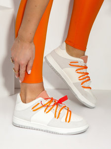 Sneakers pour femme oranges Bolf SN1002