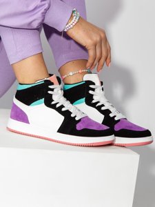 Sneakers pour femme violets Bolf TMH294