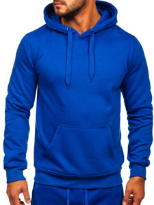 Survêtement à capuche pour homme bleu cobalt Bolf D003