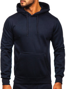 Survêtement à capuche pour homme bleu encre Bolf D003