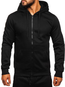 Survêtement à capuche pour homme noir Bolf 10386