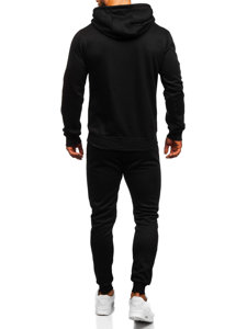 Survêtement à capuche pour homme noir Bolf 10386