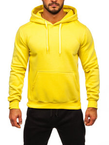 Survêtement avec sweat-shirt à capuche kangourou pour homme jaune clair Bolf D002-33