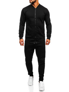 Survêtement pour homme noir Bolf 8C76