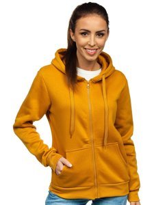 Sweat-shirt à capuche pour femme camel Bolf W03B