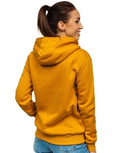 Sweat-shirt à capuche pour femme camel Bolf W03B