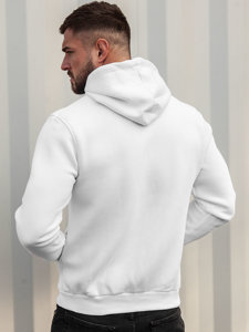 Sweat-shirt à capuche pour homme blanc Bolf 2008A