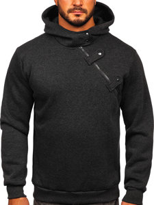 Sweat-shirt à capuche pour homme graphite Bolf 06