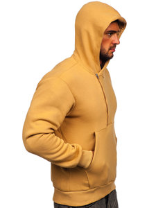 Sweat-shirt à capuche pour homme marron Bolf 02