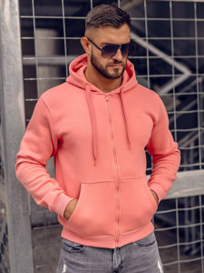 Sweat-shirt avec fermeture à capuche pour homme corail Bolf 2008A