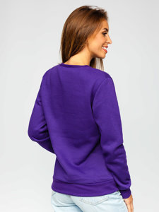 Sweat-shirt pour femme violet Bolf W01