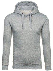 Sweat-shirt pour homme à capuche gris kangourou Bolf 2009