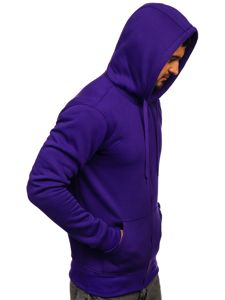 Sweat-shirt pour homme à capuche violet Bolf 2008  