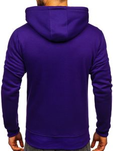 Sweat-shirt pour homme à capuche violet Bolf 2008  