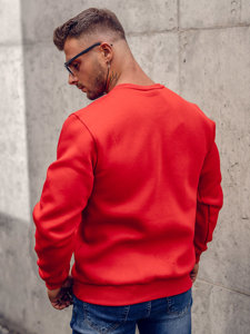 Sweat-shirt pour homme rouge Bolf 2001A