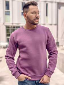 Sweat-shirt pour homme violet Bolf 2001A