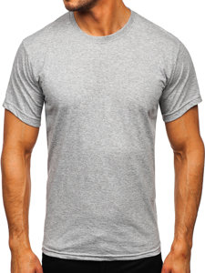 Tee-shirt gris foncé sans imprimé pour homme Bolf 192397 