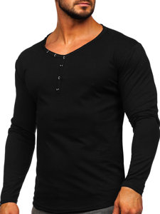 Tee-shirt manche longue pour homme noir Bolf 5059A