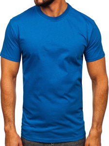 Tee-shirt sans imprimé pour homme bleu Bolf 192397