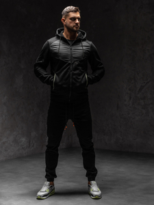 Homme Blouson de transition Noir Bolf KS2149A1