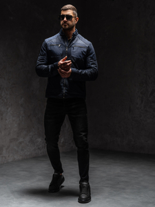 Homme Blouson de transition Bleu foncé Bolf 1702A1