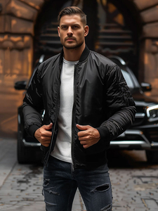 Homme Blouson bomber de transition Noir Bolf AK95A2