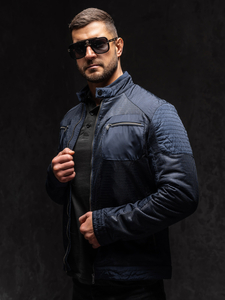 Homme Blouson de transition Bleu foncé Bolf 1702A1