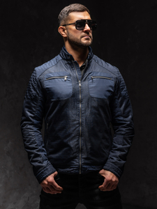 Homme Blouson de transition Bleu foncé Bolf 1702A1