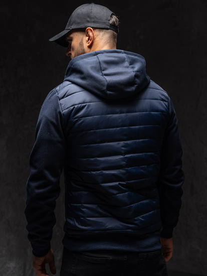 Homme Blouson de transition matelassé Bleu foncé Bolf KS2232A1